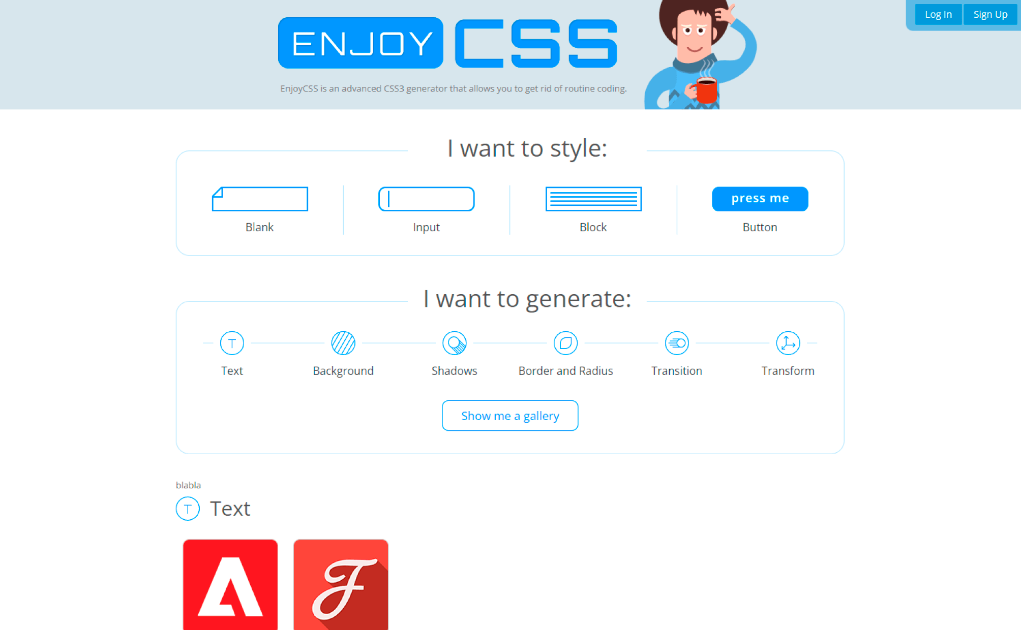 EnjoyCSS Generator of CSS Code | XB Software