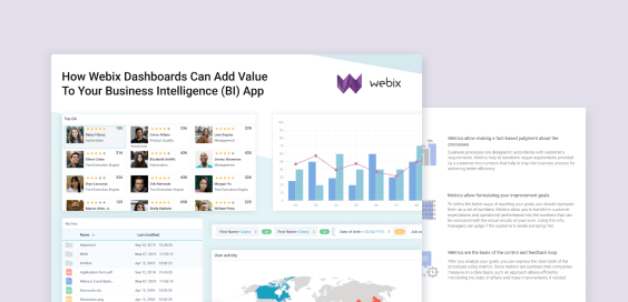 How Webix Dashboards Can Add