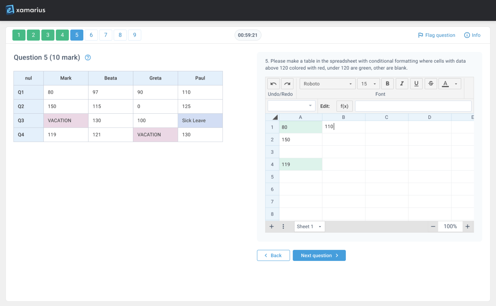 Examarius - Our Popular Example of Perfect Online Test System