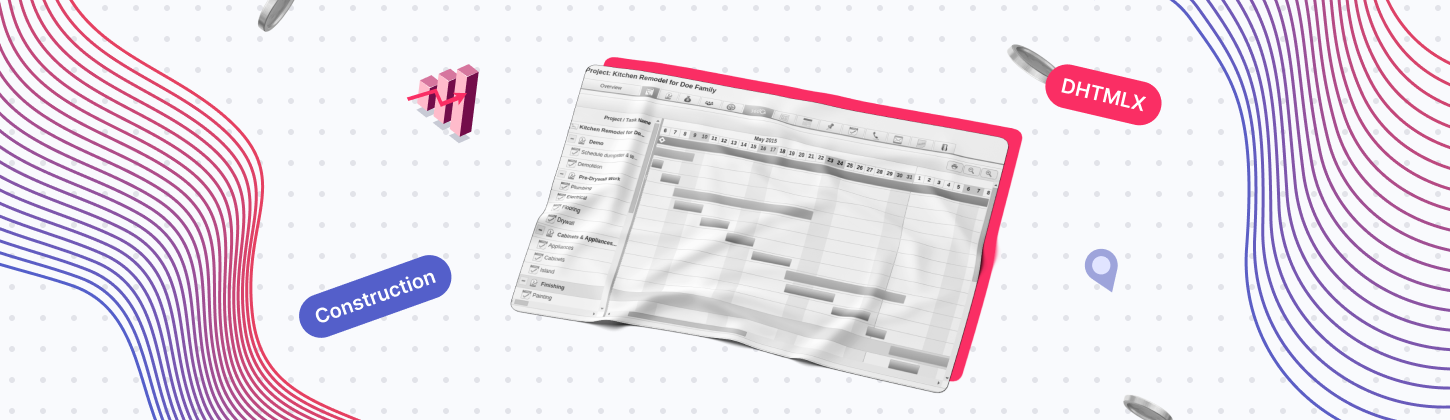 How We Leveraged DHTMLX to Build an Efficient Construction Project Management Solution for Our Client