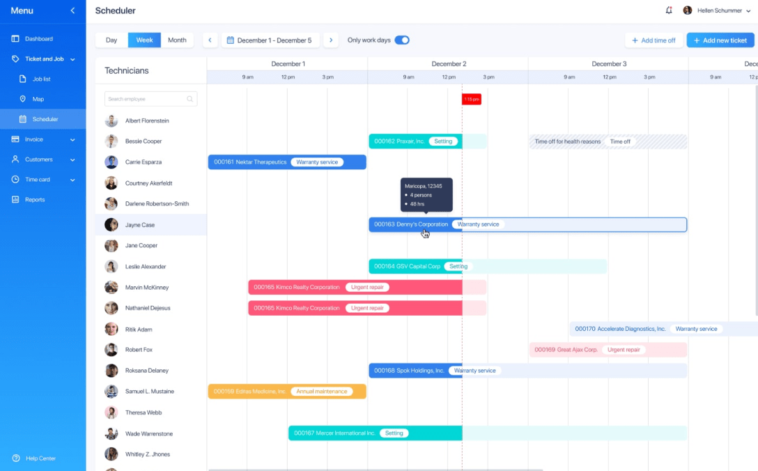 Cutting-Edge Web App For Field Service Management