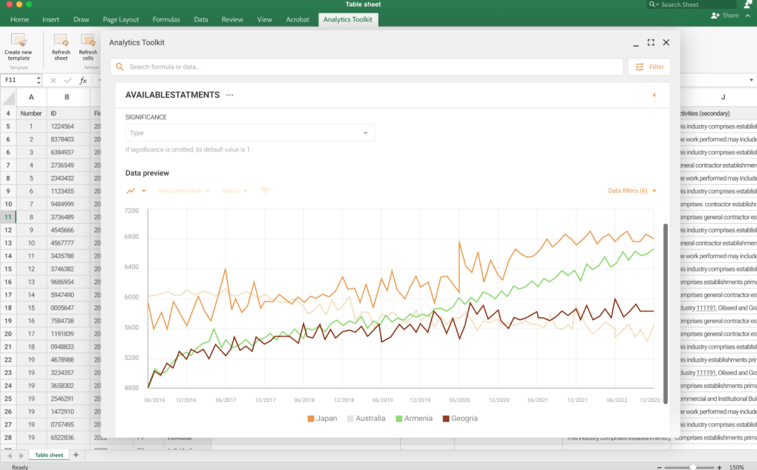 Excel Add-In With Access to Real-time Data via API