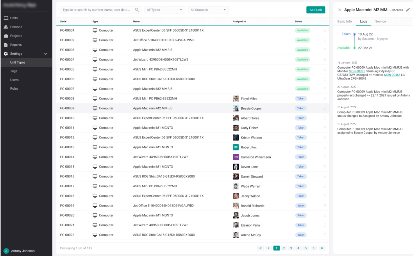 Warehouse and Inventory Management Systems