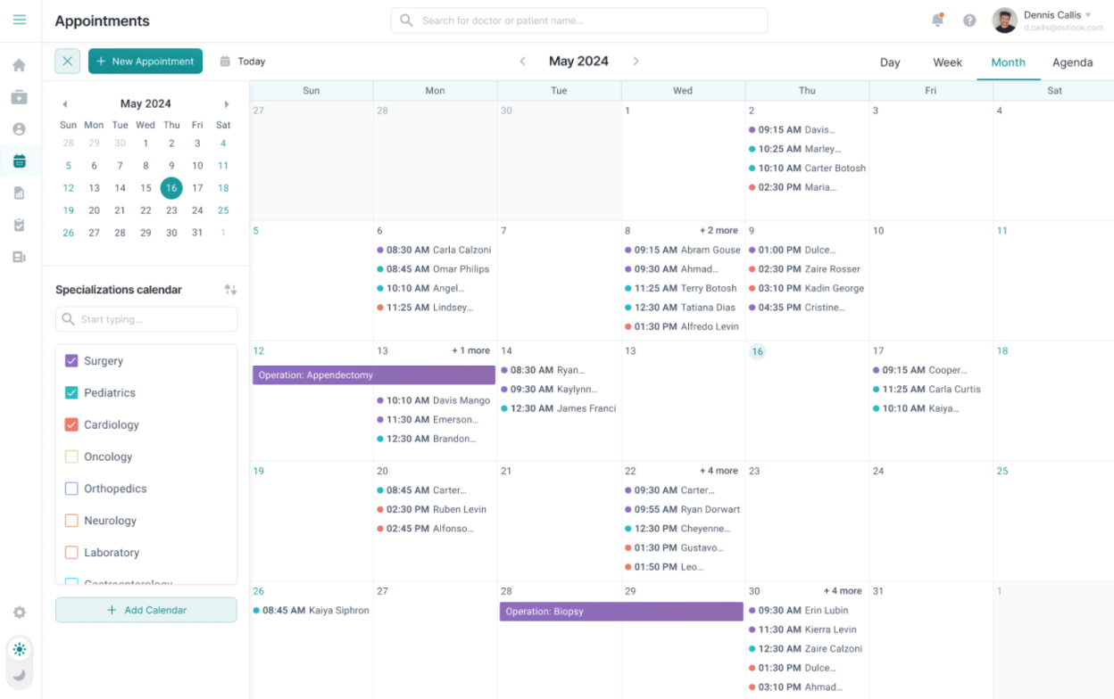 User-friendly booking and scheduling