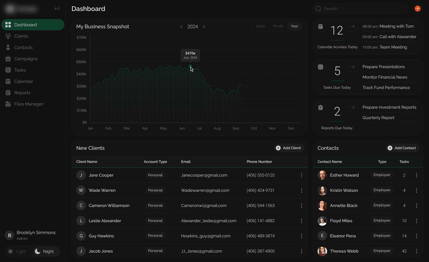 Custom CRM for Financial Services new