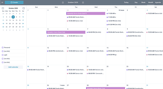 Online Event Calendar