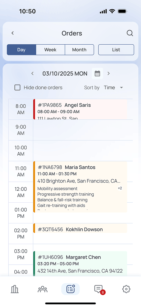 Mobile App for Staff