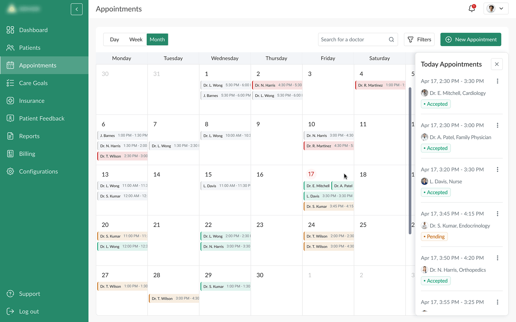 Appointment Scheduling & Patient Management