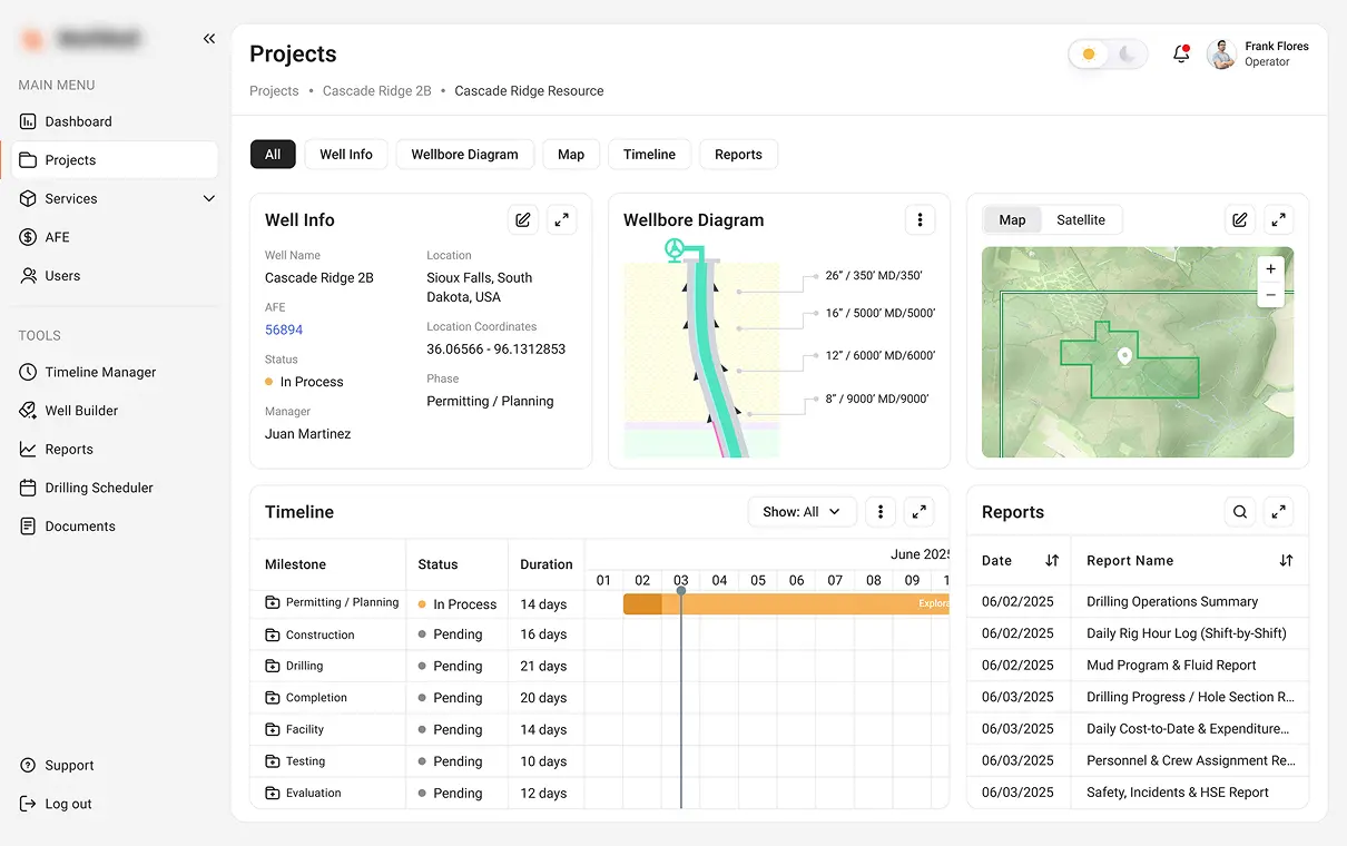 SaaS Platform Cuts Drilling Project Planning Time by 50%